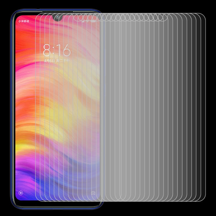Pellicola in vetro temperato per Xiaomi Redmi Note 7 100 pezzi