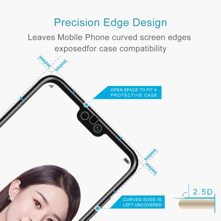 Pellicola in vetro temperato 9H 2.5D da 10 pezzi 0,26mm per Huawei Honor 9i, For Honor 9i