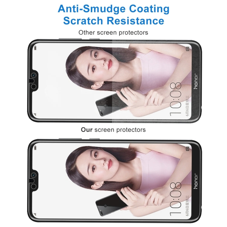 Pellicola in vetro temperato 9H 2.5D da 10 pezzi 0,26mm per Huawei Honor 9i, For Honor 9i