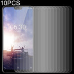 10 pellicole in vetro temperato 0,26 mm 9H 2,5D per Nokia X6, For Nokia X6