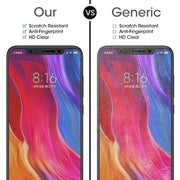 2 pellicole in vetro temperato da 0,26 mm 9H 2.5D per Xiaomi Mi 8, For Mi 8 (2pcs)