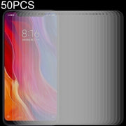 Pellicola in vetro temperato da 50 pezzi 0,26 mm 9H 2,5D per Xiaomi Mi 8, For Mi 8 (50pcs)