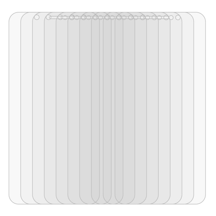 Pellicola in vetro temperato per Xiaomi Mi 8 0,26 mm 9H 50 pezzi