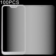 Pellicola in vetro temperato 9H 2.5D da 100 pezzi 0,26mm 9H per Xiaomi Redmi 6 Pro / Mi A2 Lite, For Redmi 6 Pro