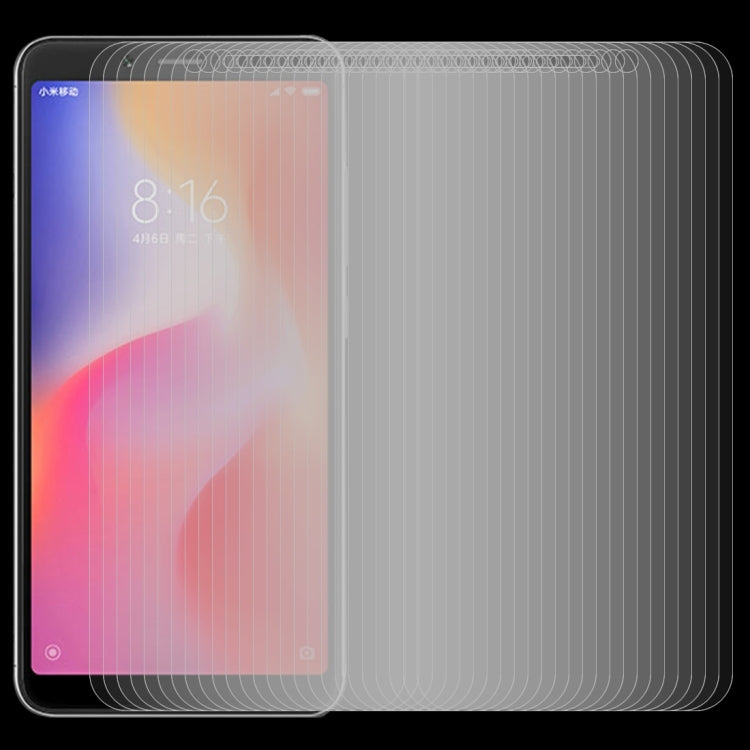 Pellicola in vetro temperato per Xiaomi Redmi 6A 0,26 mm 50 pezzi