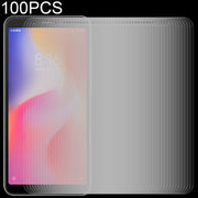 Pellicola in vetro temperato da 100 pezzi 0,26 mm 9H 2,5D per Xiaomi Redmi 6A, For Redmi 6A (100 PCS)