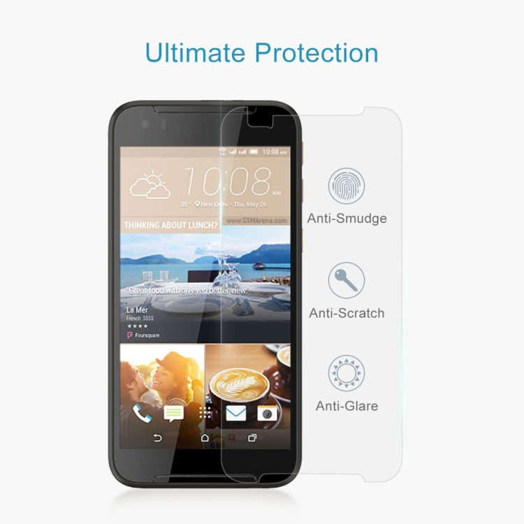 Pellicola in vetro temperato 9H 2.5D da 0,26 mm per HTC Desire 830, For Desire 830(1 PC)