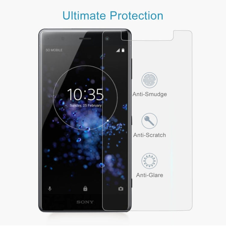 Pellicola in vetro temperato 0,26 mm 9H 2,5D per Sony XZ2 Premium, For XZ2 Premium (1pc)