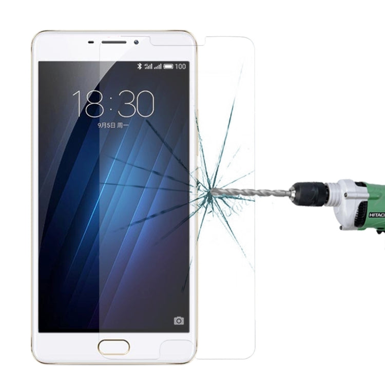 Per Meizu M3 Max / Meilan Max 0,26 mm 9H Durezza superficiale Pellicola per schermo in vetro temperato a schermo intero antideflagrante, For M3 Max / Meilan Max