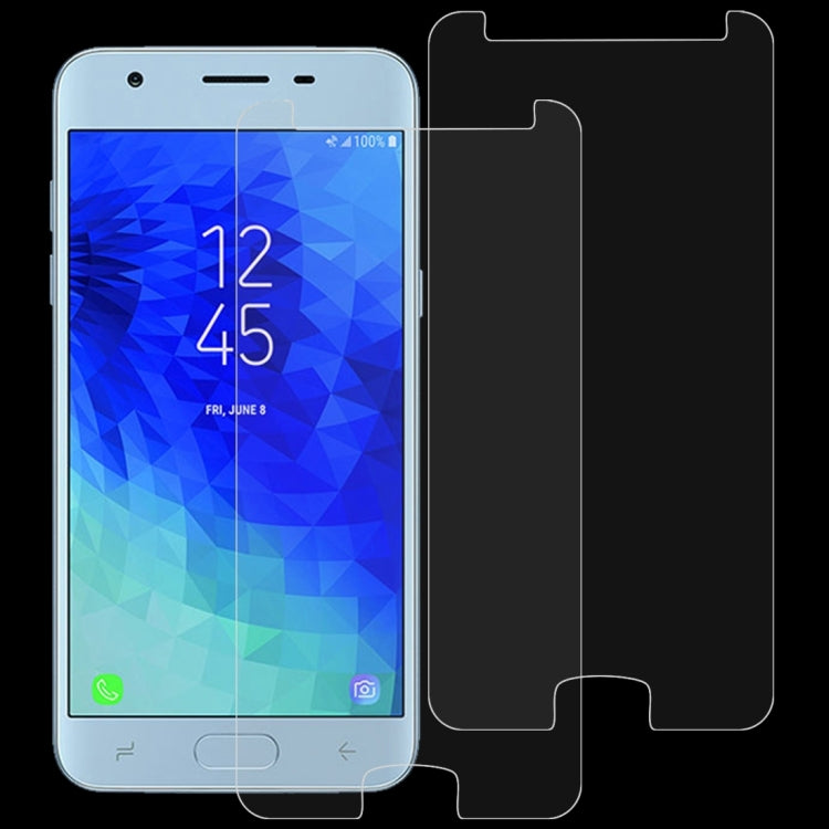 Pellicola in vetro temperato 9H 2 pezzi per Galaxy J3 2018