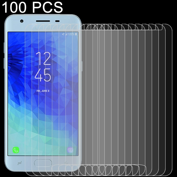 Pellicola in vetro temperato 9H per Galaxy J3 2018 100 pezzi
