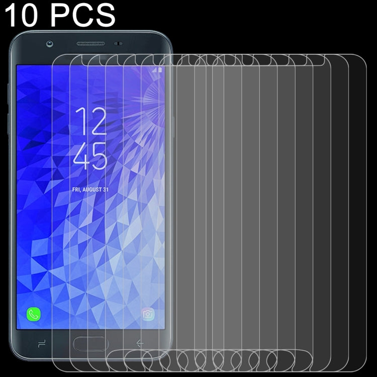 Pellicola in vetro temperato per Galaxy J7 2018 10 pezzi