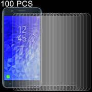 Pellicola in vetro temperato per Galaxy J7 2018 9H 2.5D 100 pezzi
