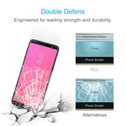 Pellicola in vetro temperato per Galaxy J8 (2018) 10 pezzi