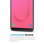 Pellicola in vetro temperato per Galaxy J8 (2018) 10 pezzi