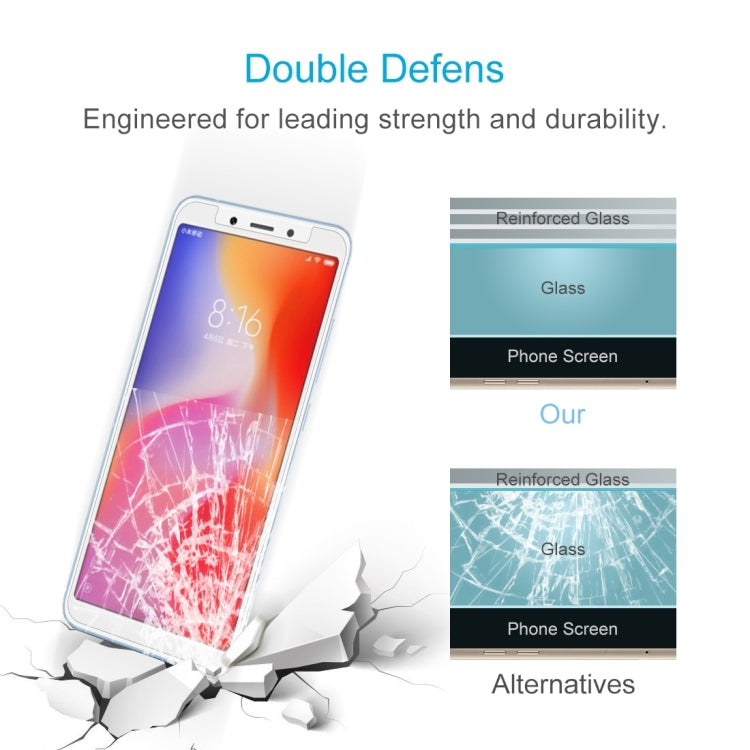 Pellicola in vetro temperato 9H per Xiaomi Redmi 6A 10 pezzi