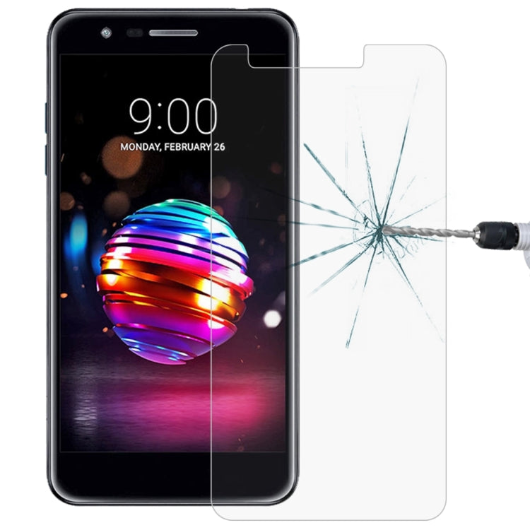 Pellicola in vetro temperato 0,26 mm 9H 2,5D per LG K11 (2018), For LG K11 (2018) (1 PC)