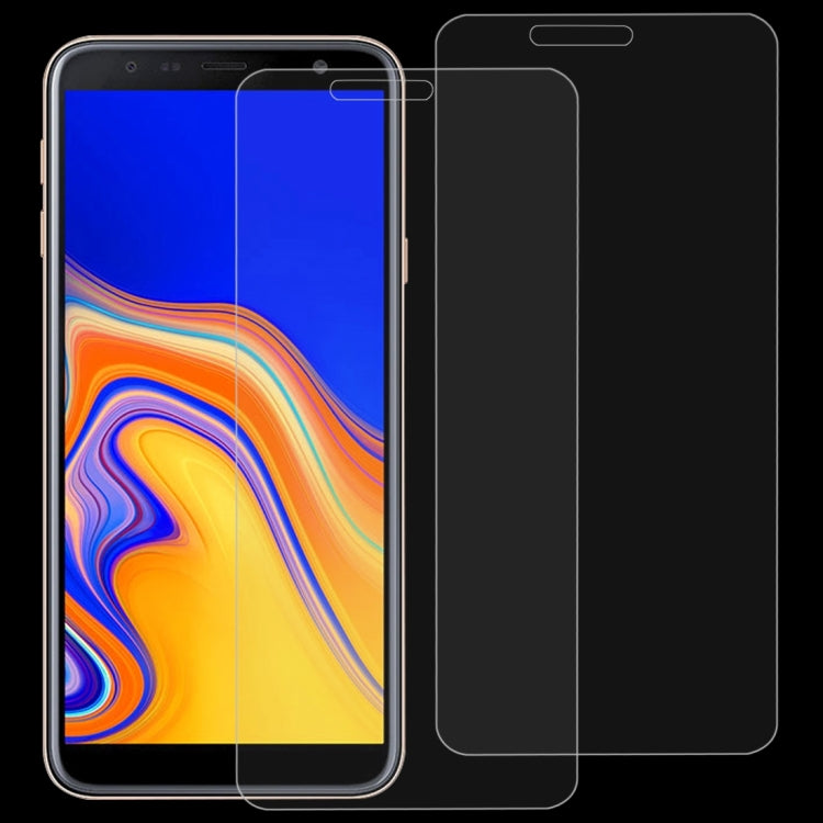 Pellicola vetro temperato 2.5D 9H per Galaxy J4+ J6+