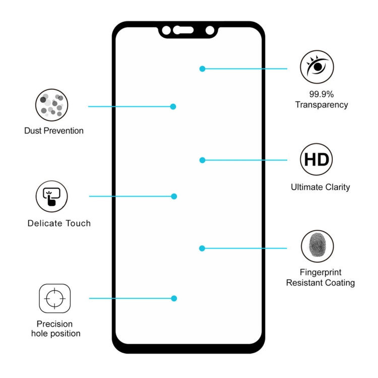 Pellicola vetro temperato per Huawei Mate 20 Lite 9H 0.26mm