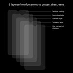 2 PZ ENKAY Hat-prince 0,26mm 9H 2,5D Pellicola in vetro temperato con bordo curvo per OnePlus 6T e 7, For OnePlus 6T & 7 (2 PCS)