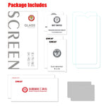 2 PZ ENKAY Hat-prince 0,26mm 9H 2,5D Pellicola in vetro temperato con bordo curvo per OnePlus 6T e 7, For OnePlus 6T & 7 (2 PCS)