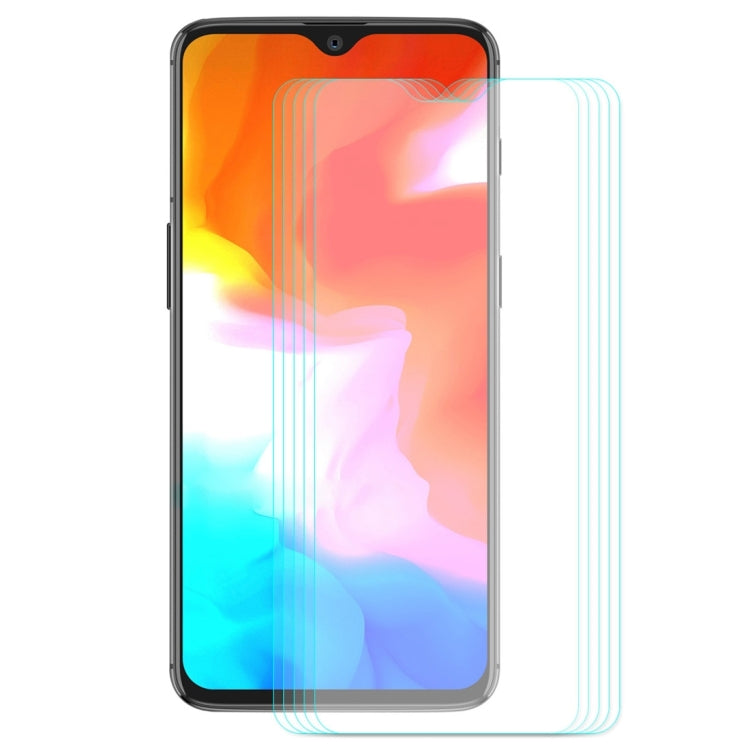 Pellicola vetro temperato per OnePlus 6T e 7 5 pezzi