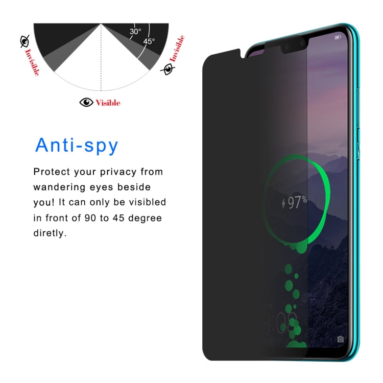 ENKAY Hat-prince 0.26mm 9H 2.5D Pellicola in vetro temperato antiriflesso con bordo curvo per Huawei Y9 (2019) / Enjoy 9 Plus, For Y9 (2019) / Enjoy 9 Plus
