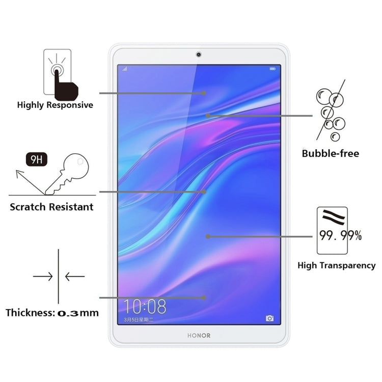 Pellicola in vetro temperato 9H per Huawei Honor Tab 5