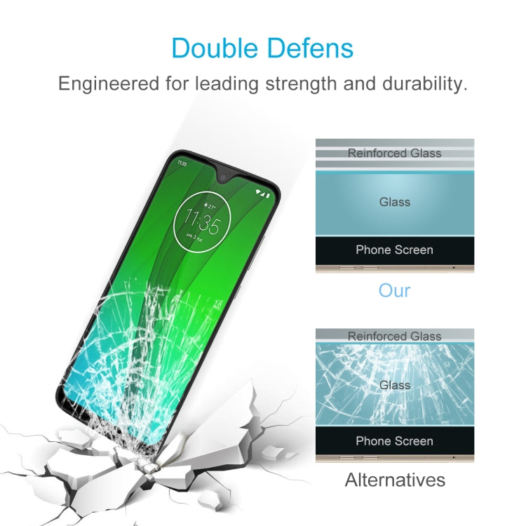 Proteggi schermo in vetro temperato a schermo intero 9H 9D per Motorola Moto G7, Motorola Moto G7