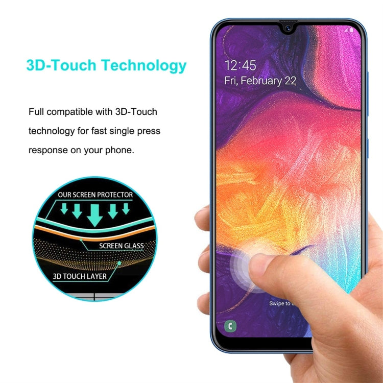 Pellicola vetro temperato per Galaxy A30 e A50 9H 0,26mm