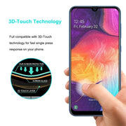 Pellicola vetro temperato per Galaxy A30 e A50 9H 0,26mm