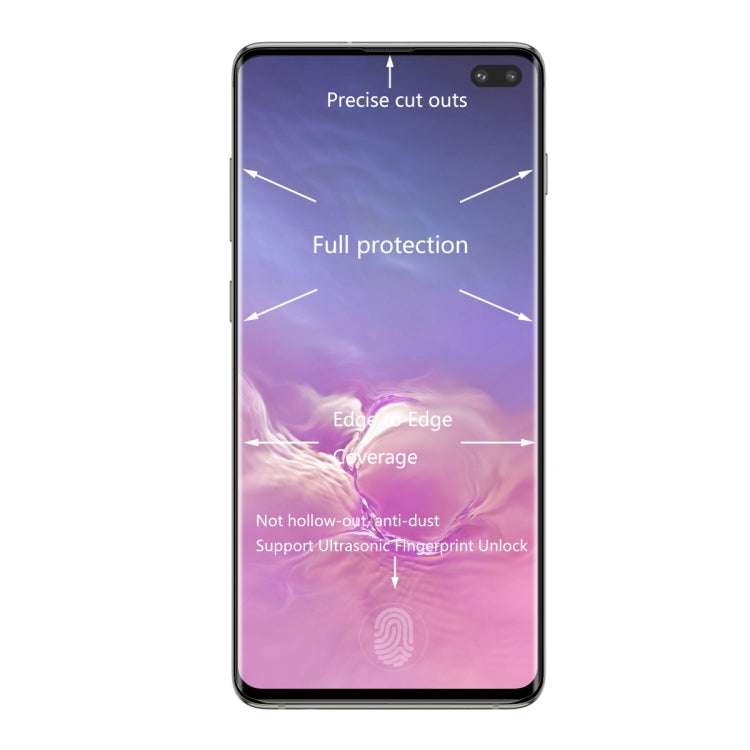 Pellicola vetro temperato curva 3D per Galaxy S10+