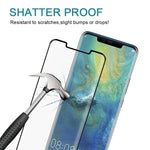 Pellicola in vetro temperato a schermo intero con bordo curvo 3D da 0,3 mm 9H per durezza superficiale per Huawei Mate 20 Pro, For Huawei Mate 20 Pro (0.3mm)