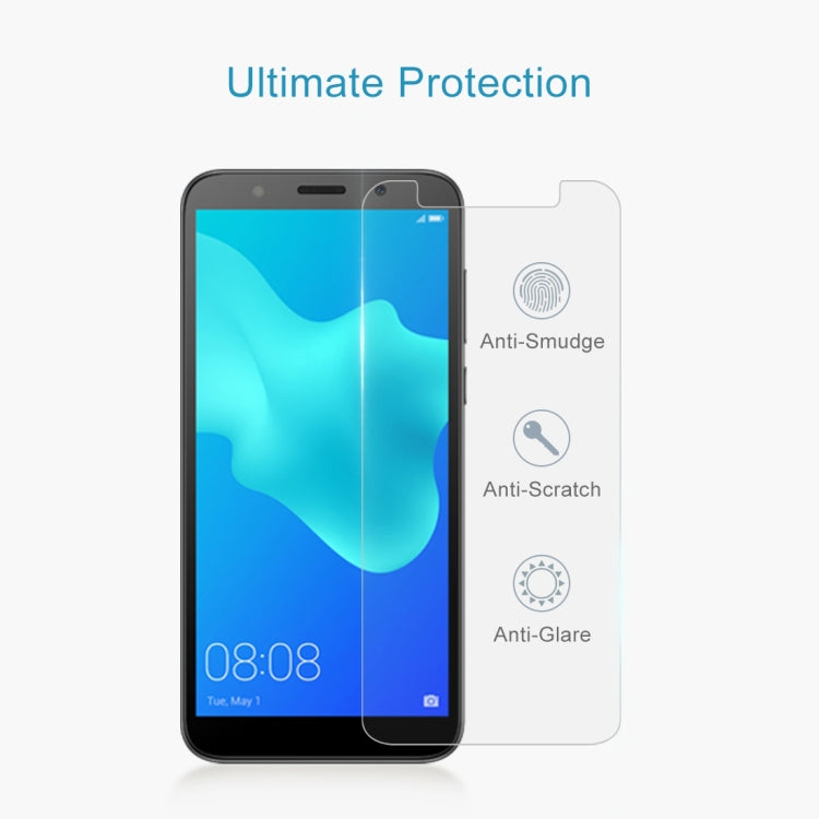 Pellicola in vetro temperato 0,26mm per Huawei Y5 Prime 2018