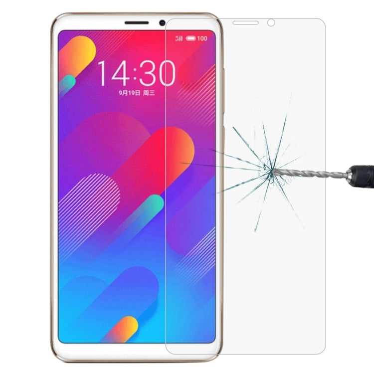 Pellicola protettiva in vetro temperato con bordo ad arco 9H 2.5D da 0,26 mm per Meizu M8