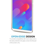 Pellicola protettiva in vetro temperato con bordo ad arco 9H 2.5D da 0,26 mm per Meizu M8