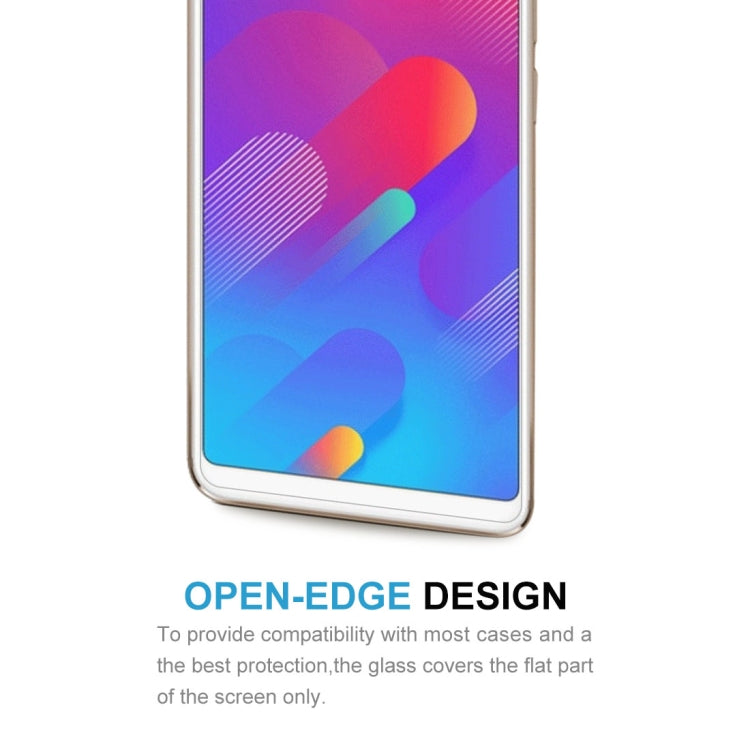 Pellicola protettiva in vetro temperato con bordo ad arco 9H 2.5D da 0,26 mm per Meizu M8