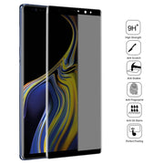 Pellicola in vetro temperato anti-spia per Galaxy Note 9