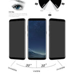 Pellicola vetro temperato anti-spia per Samsung Galaxy S8+