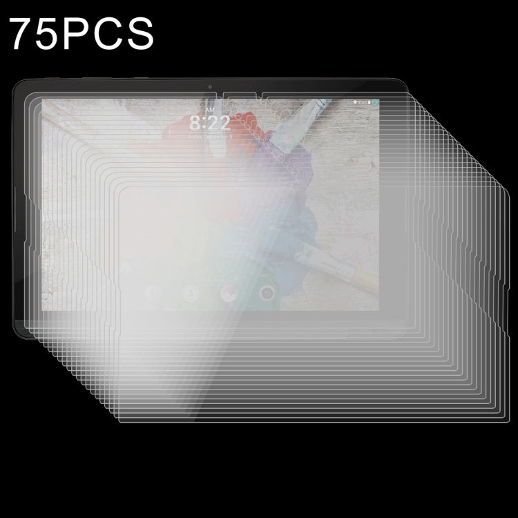 75 pezzi per LG G Pad III 10,1 pollici 9H protezione per schermo in vetro temperato con durezza superficiale, For G Pad III 10.1