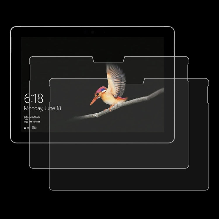 2 pezzi per pellicola in vetro temperato antideflagrante Microsoft Surface Go 2 9H 2.5D, For Microsoft Surface Go 2 (2 PCS)