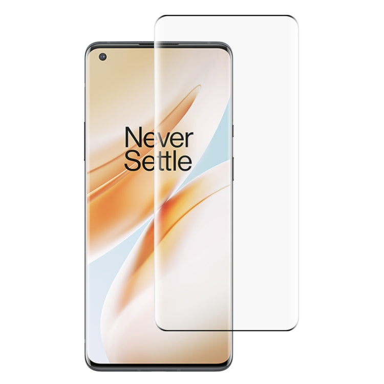 Pellicola vetro temperato con bordo curvo per OnePlus 8 Pro