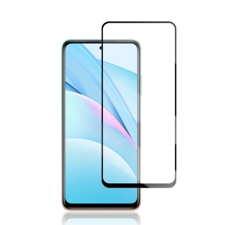 mocolo 0.33mm 9H 2.5D Pellicola in vetro temperato con stampa in seta con colla completa per Xiaomi Mi 10T Lite, supporto sblocco impronta digitale, For Xiaomi Mi 10T Lite