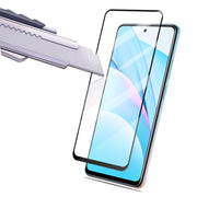 mocolo 0.33mm 9H 2.5D Pellicola in vetro temperato con stampa in seta con colla completa per Xiaomi Mi 10T Lite, supporto sblocco impronta digitale, For Xiaomi Mi 10T Lite