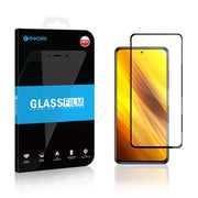 mocolo 0.33mm 9H 2.5D Pellicola in vetro temperato con stampa in seta con colla completa per Xiaomi POCO X3 NFC, supporto sblocco impronte digitali, For Xiaomi POCO X3 NFC