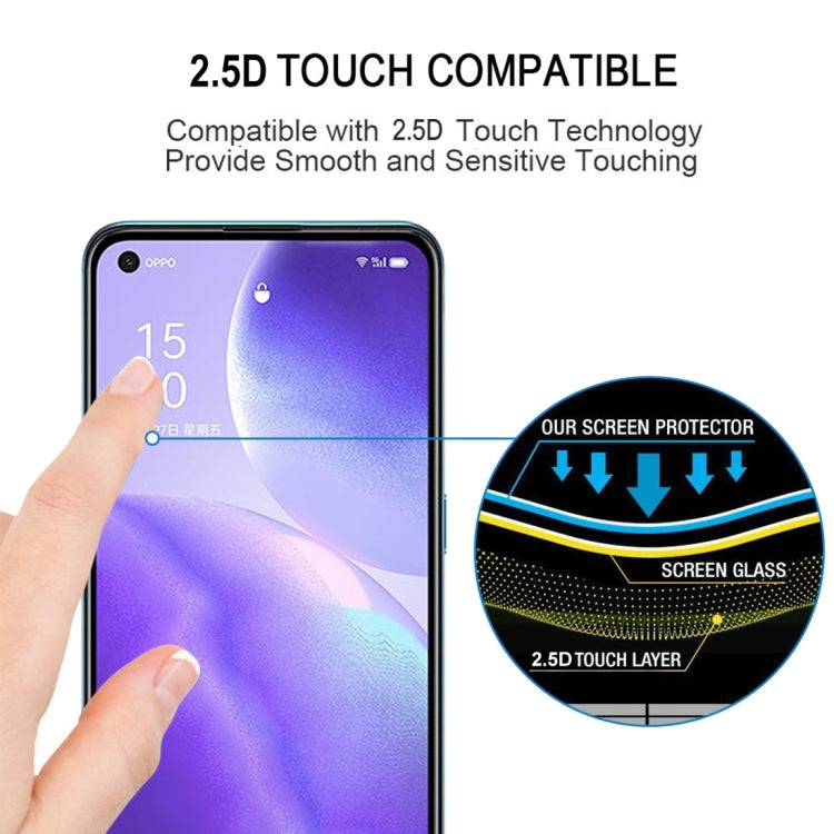 Pellicola vetro temperato per OPPO Reno5 5G/4G 25 pezzi