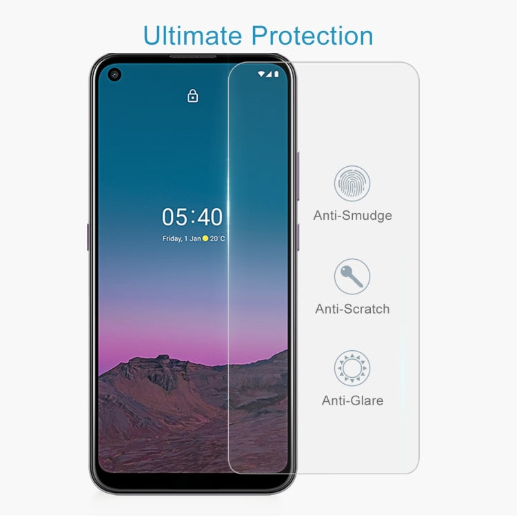 Pellicola vetro temperato per Nokia 5.4 0.26mm 9H 2.5D