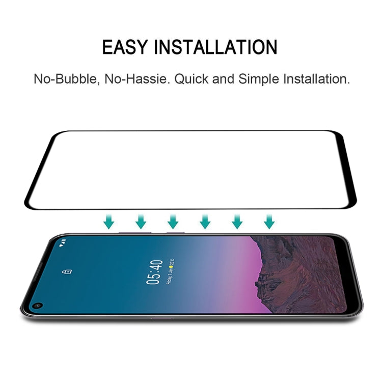 Pellicola vetro temperato full glue per Nokia 5.4