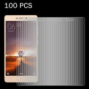 100 PZ per Xiaomi Redmi 3 & 3S 0,26mm 9H Durezza superficiale 2.5D Pellicola per schermo in vetro temperato antideflagrante, For Xiaomi Redmi 3 & 3S(100pcs)