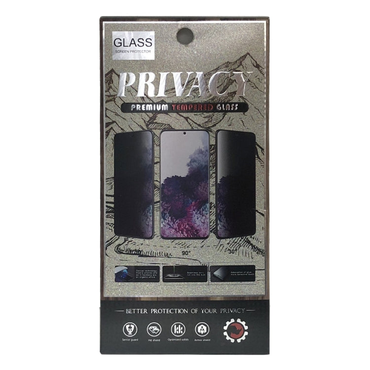 Imballaggio in scatola di carta con pellicola protettiva in vetro temperato anti-peeping per telefono da 100 pezzi, dimensioni: 178x90x5mm